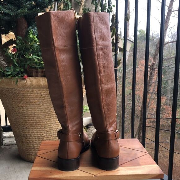 COPY - MICHAEL Michael Kors NWOT Cognac Tall Leather Riding boots - Picture 4 of 13